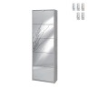 Meuble à chaussures 5 portes miroir pour 25 paires design moderne Roy Remises