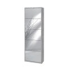 Meuble à chaussures 5 portes miroir pour 25 paires design moderne Roy Achat
