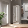 Meuble à chaussures 5 portes miroir pour 25 paires design moderne Roy Catalogue