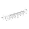 Chauffage Infrarouge Intérieur Extérieur Télécommande Prise Schuko Iris 1200W 