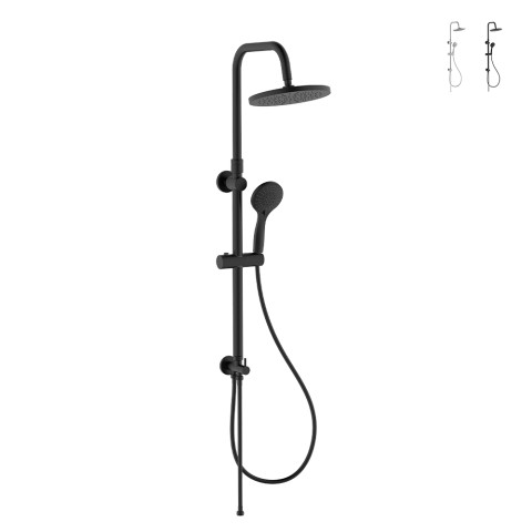 Colonne de douche moderne réglable avec douchette 5 jets Papete Promotion