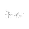 Mitigeur bain-douche mural 2 voies laiton chromé Win S VitrA Vente