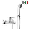 Mitigeur extérieur pour baignoire-douche à levier unique avec inverseur Logos Mamoli Vente