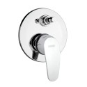 Mitigeur de douche chromé encastré à 2 voies avec inverseur Cesare Mamoli Promotion