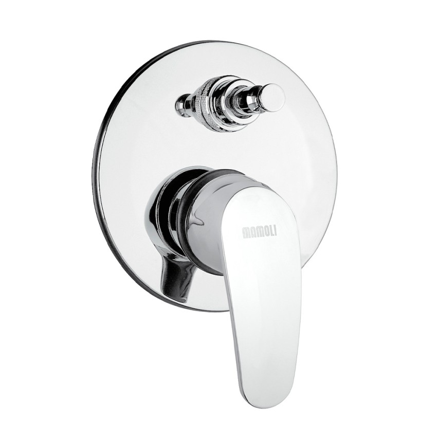 Mitigeur de douche chromé encastré à 2 voies avec inverseur Cesare Mamoli Promotion Mitigeur de douche chromé encastré à 2 voies avec inverseur Cesare Mamoli Promotion