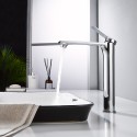 Mitigeur haut chromé design moderne lavabo Surf Promotion
