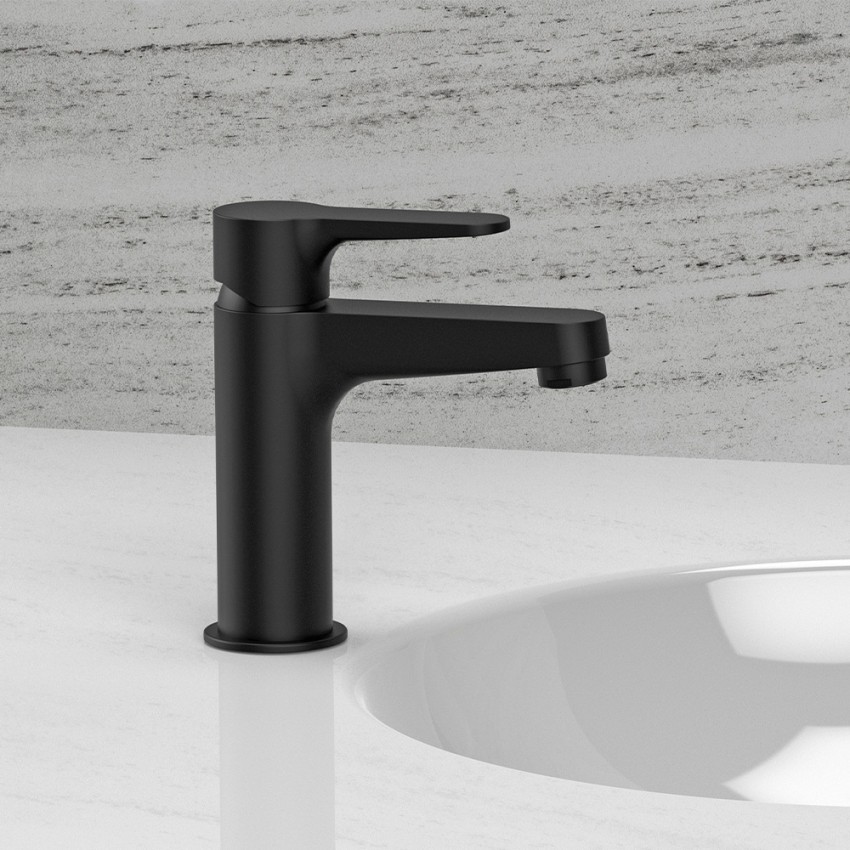 Aurora Robinet Mitigeur lavabo noir design moderne
