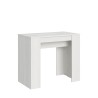 Table Console extensible avec rallonges 90x48-308cm bois blanc Basic Offre