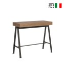 Table Console extensible avec rallonges 90x40-300cm en bois cm Banco Premium Oak Vente