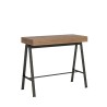 Table Console extensible avec rallonges 90x40-300cm en bois cm Banco Premium Oak Offre
