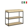 Table console en bois design extensible 90x40-290cm Camelia Premium Nature Vente