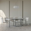 Table console extensible 90x40-196cm bois blanc Plano Small Remises
