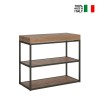 Table console extensible en bois avec rallonges 90x40-196cm Plano Small Oak Vente