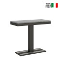Table console extensible avec rallonges grise 90x40-300cm Capital Evolution Concrete Vente