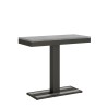 Table console extensible avec rallonges grise 90x40-300cm Capital Evolution Concrete Offre