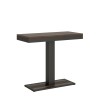 Table console extensible avec rallonges en bois couleur noyer 90x40-300cm Capital Evolution Noix Offre