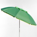 Parasol de plage en aluminium 180 cm coupe-vent et protection UV Corsica 