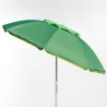 Parasol de plage en aluminium 180 cm coupe-vent et protection UV Corsica 
