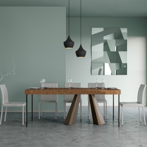 Console extensible table  90x40-300cm Diamante Premium Fir Promotion