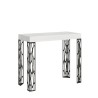 Table console extensible blanche 90x40-196cm bois legno Ghibli Small Offre