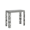 Console extensible 90x40-196 table grise Ghibli Small Concrete Offre