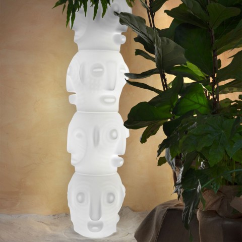 Vase lumineux pour plantes de Slide's Modern Ethnic Design Threebù Pot Light