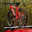 Porte-vélos universel en acier pour barres de toit de voiture avec antivol Maira Remises