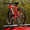 Porte-vélos universel en acier pour barres de toit de voiture avec antivol Maira Remises