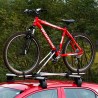 Porte-vélos universel en acier pour barres de toit de voiture avec antivol Maira Réductions