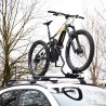 Porte-vélos universel en acier avec dispositif antivol Barres de toit pour voiture Pesio Catalogue