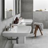 Lavabo suspendu 65cm céramique salle de bain sanitaire Geberit Selnova Vente