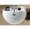 Lavabo suspendu salle de bain 55 cm céramique sanitaire Geberit Colibrì Offre