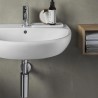 Lavabo suspendu 65 cm en céramique de salle de bain 1 et 3 trous Geberit Selnova Vente