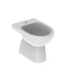Bidet en céramique au sol sanitaires salle de bain fixation cachée Geberit Selnova Promotion