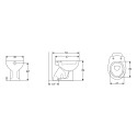 Cuvette WC à poser sortie verticale sanitaires salle de bain Geberit Colibrì Offre