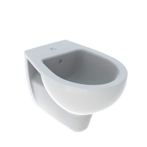 Bidet en céramique suspendu robinetterie monoforo sanitaires salle de bain Geberit Colibrì Promotion