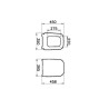 Abattant WC blanc Shift VitrA Offre