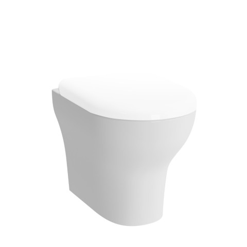 Vase WC en céramique au sol fil de mur évacuation murale sanitaire Zentrum VitrA Promotion