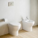 Vase WC en céramique au sol fil de mur évacuation murale sanitaire Zentrum VitrA Vente