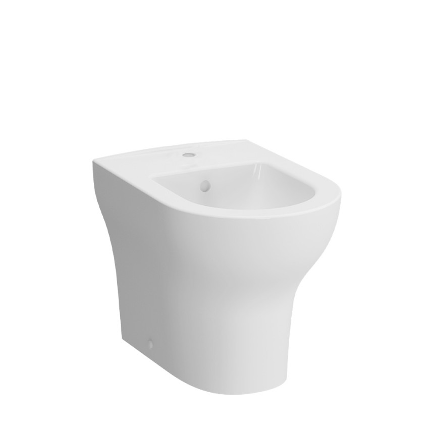 Bidet à poser filomuro céramique moderne salle de bain sanitaires Zentrum VitrA Promotion Bidet à poser filomuro céramique moderne salle de bain sanitaires Zentrum VitrA Promotion