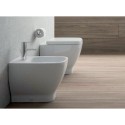Bidet au sol filomuro en céramique moderne salle de bain sanitaires Shift VitrA Vente