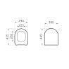Abattant WC blanc sanitaire Zentrum VitrA Remises