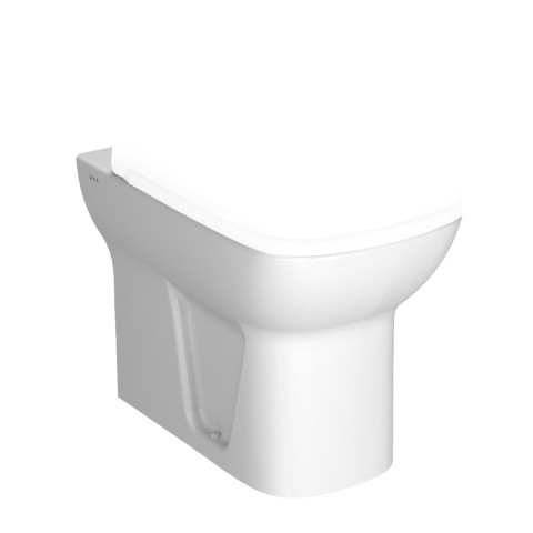 Cuvette WC à poser en céramique gain de place avec évacuation murale sanitaires S20 VitrA Promotion