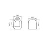 Abattant WC blanc pour toilette S20 VitrA Remises