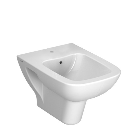 Bidet suspendu avec robinetterie monofore en céramique sanitaires S20 VitrA Promotion