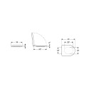 Abattant WC blanc Geberit Selnova pour sanitaires salle de bain Remises
