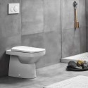 WC toilette au sol, évacuation verticale horizontale, sanitaire Rimfree Geberit Selnova Offre
