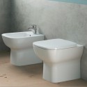 Couvercle de toilette blanc siège abattant WC sanitaires River Vente