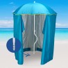 Parasol de plage léger visser tente protection uv GiraFacile 200 cm Zeus Prix