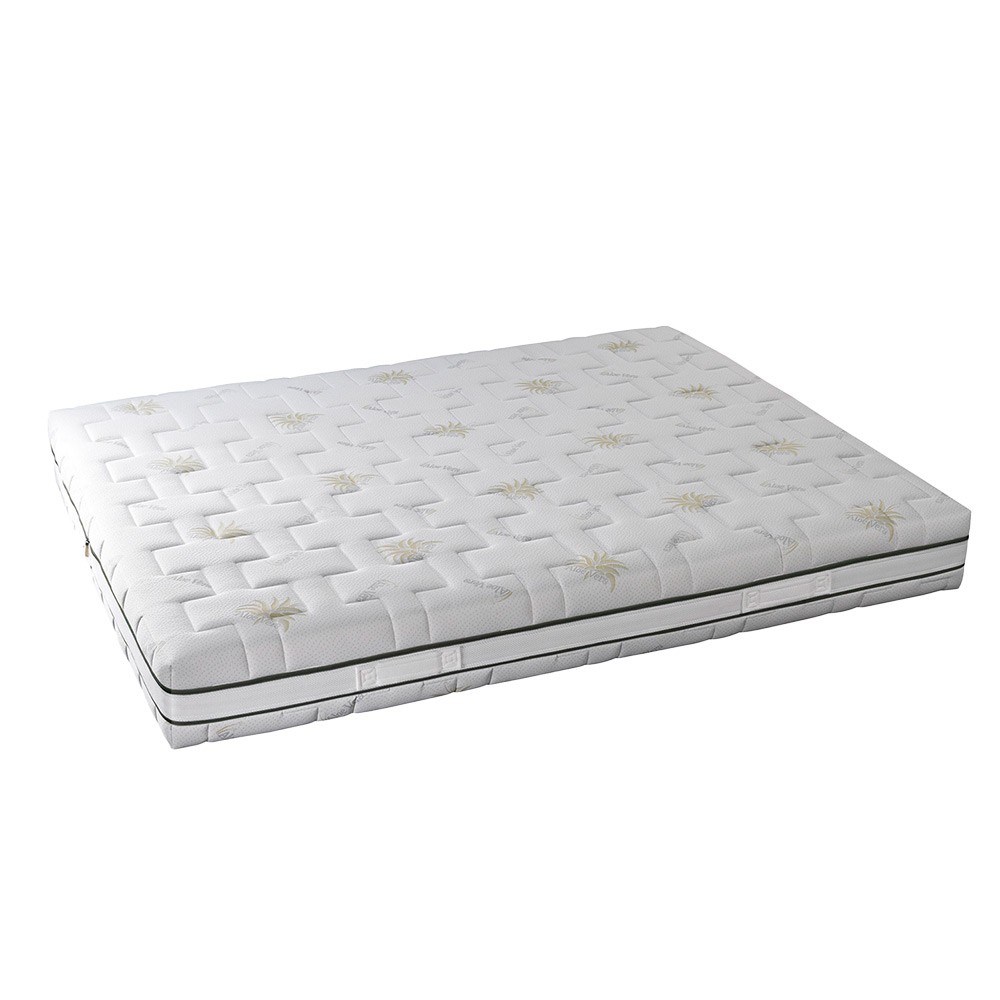 Matelas Double Mousse à Mémoire déhoussable 24cm 180x200cm